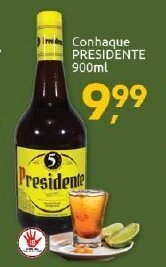 Supermercados Nori Conhaque President 900ml oferta