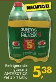 Supermercados Nori Refrigerante Guarana Antarctica pet 2 x 1L oferta