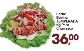 Supermercados Nori Carne Bovina Temperada 1kg para Churrasco oferta