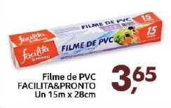 Supermercados Nori Filme de PVC Facilita&Pronto un 28cm x 15m oferta