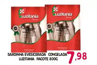 Bom Dia Sardinha Eviscerada cong. Luzitania pct 800g oferta