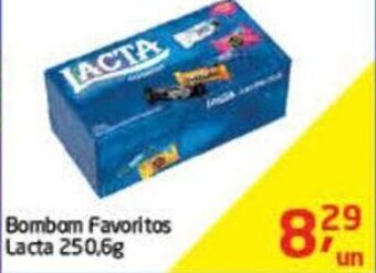 Tenda Atacado Bombom favoritos Lacta 250.6g oferta