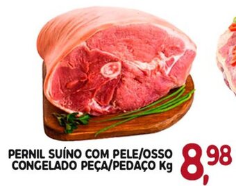 Pernil Suino com pele/osso congelado peca/pedaco 1kg