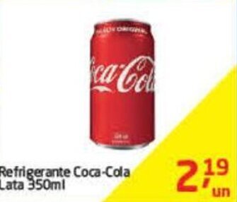 Tenda Atacado Refrigerante Coca Cola lata 350ml oferta