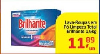 Tenda Atacado Lava roupas em po Limpeza Total Brilhante 1.6kg oferta