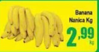 Higa's Supermercado Banana Nanica 1kg oferta