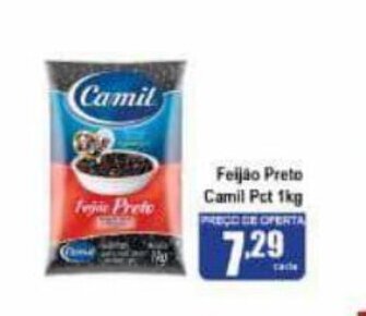 Higa's Supermercado Feijao Preto Camil pct 1kg oferta