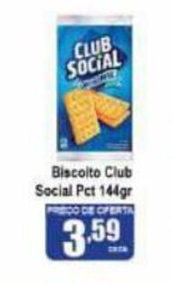 Higa's Supermercado Biscoito Club Social Pct 144g oferta