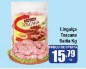 Higa's Supermercado Linguica Toscana Sadia 1kg oferta