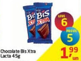 Tenda Atacado Chocolate Bis Xtra Lacta 45g oferta