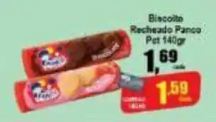 Higa's Supermercado Biscoito recheado Panco pct. 140g oferta