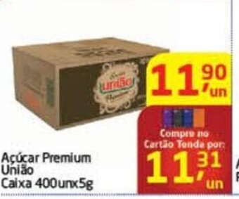 Tenda Atacado Acucar Premium Uniao Caixa 400un x 5g oferta