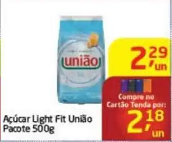 Tenda Atacado Acucar Light Fit Uniao pacote 500g oferta