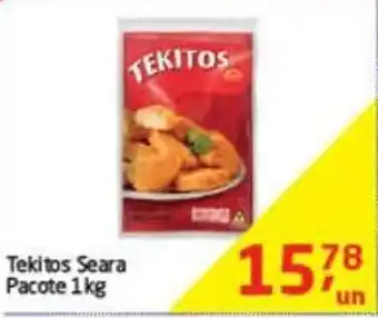 Tenda Atacado Tekitos Seara pacote 1kg oferta