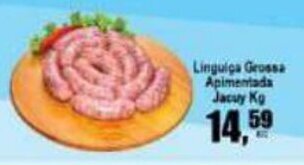 Higa's Supermercado Linguica Grossa Apimentada Jacuy 1kg oferta
