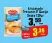 Higa's Supermercado Empanado Presunto E Queijo Seara 120g oferta