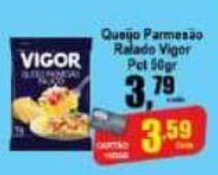 Higa's Supermercado Queijo Parmesao Ralado Vigor pct 50g oferta