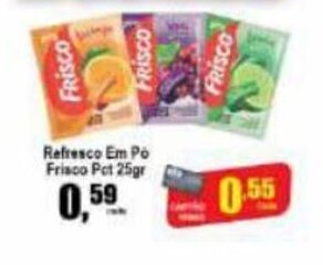 Higa's Supermercado Refresco em po Frisco pct 25g oferta