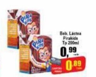 Higa's Supermercado Beb. Lactea Pirakids tp 200ml oferta