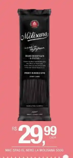 Mac spag el nero la molisana 500g