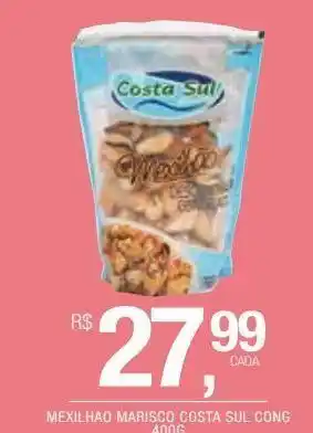 Mexilhao marisco costa sul cong 400g