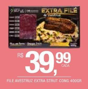 DB Supermercados File avestruz extra strut cong 400gr oferta