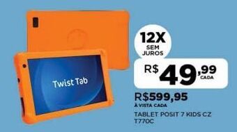 DB Supermercados Tablet positivo 7 kids oferta