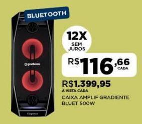 Caixa amplificada gradiente