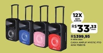 DB Supermercados Caixa amplificada mystic oferta
