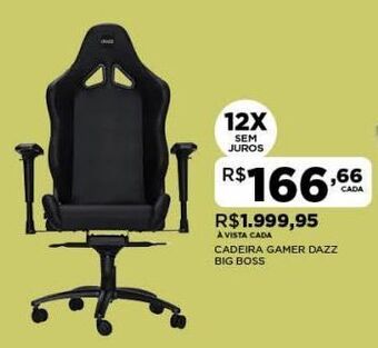 DB Supermercados Cadeira gamer dazz oferta