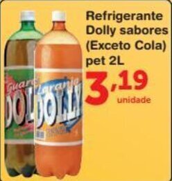 Refrigerante Dolly sabores 2L