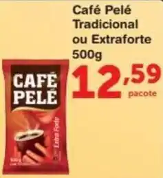 Roldão Cafe Pele Trad. ou Extra Forte 500g oferta
