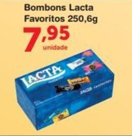 Roldão Bombons Lacta Favoritos 250.6g oferta