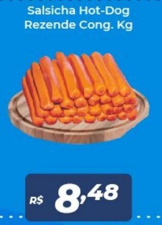 Atakarejo Salsicha Hot Dog Rezende Congelada 1kg oferta