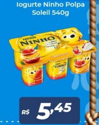 Atakarejo Iogurte Ninho Polpa soleil 540g oferta