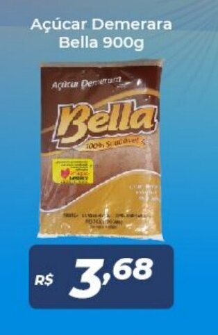Atakarejo Acucar Demerara Bella 900g oferta
