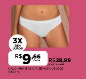 DB Supermercados Calcinha basic plie alta oferta