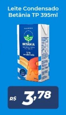 Atakarejo Leite Condensado Betania TP 395ml oferta
