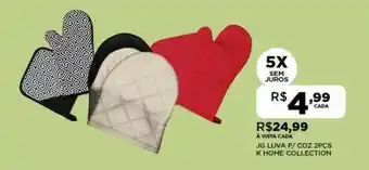 DB Supermercados Jogo luvas p/coz 2pçs oferta