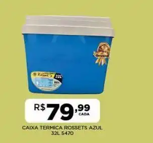 DB Supermercados Caixa termica rossets azul 23l oferta