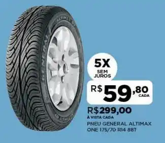 DB Supermercados Pneus general altimax one oferta