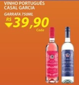 Assaí Atacadista Vinho Portugues Casal Garcia 750ml oferta
