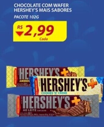 Assaí Atacadista Chocolate com Wafer Hershey's Mais Sabores 102g oferta