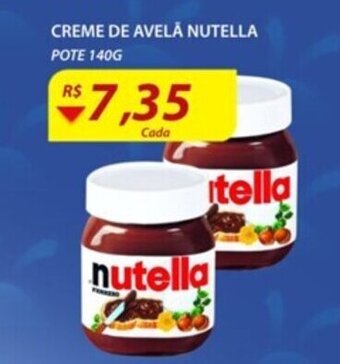 Assaí Atacadista Creme de avela Nutella 140g oferta