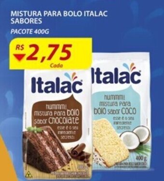 Assaí Atacadista Mistura para Bolo Italac Sabores 400g oferta