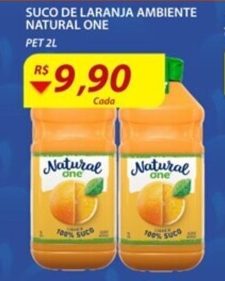Assaí Atacadista Suco de laranja Ambiente Natural One 2L oferta
