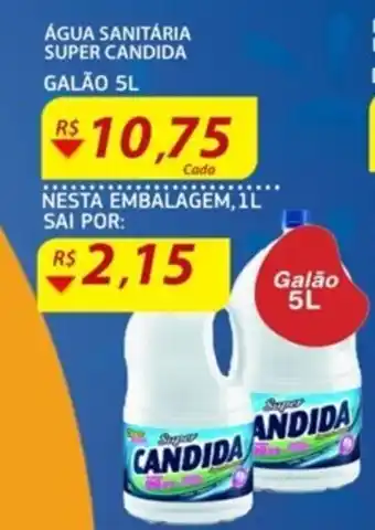 Assaí Atacadista Agua Sanitaria Super Candida 5L oferta