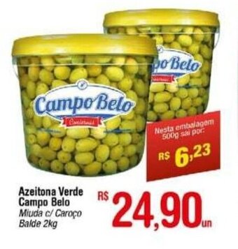 Azeitona Verde Campo Belo 2kg