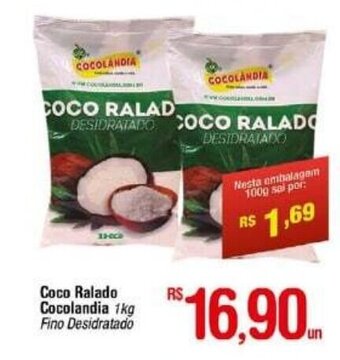 Fort Atacadista Coco Ralado Cocolandia 1kg oferta