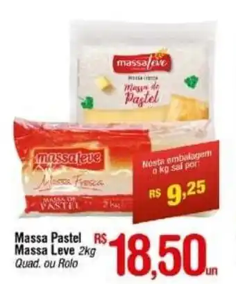 Fort Atacadista Massa Pastel Massa Leve 2kg oferta